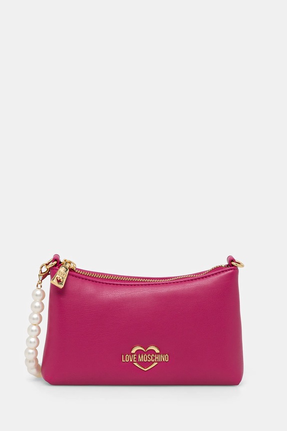 Love Moschino torebka nie mieści A4 różowy JC4351PP0L