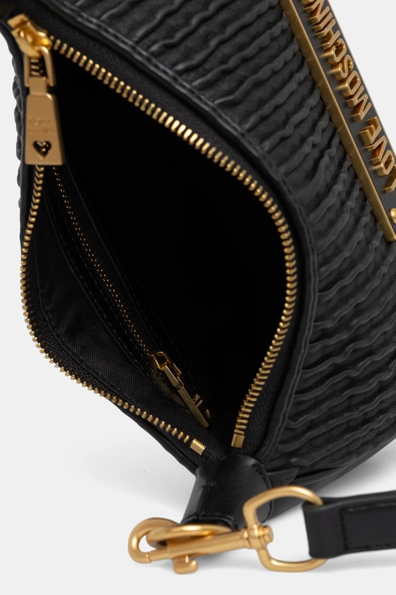 Love Moschino torebka skórzana JC4357PP0L czarny