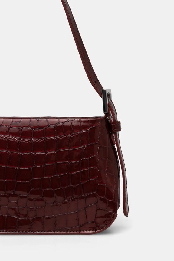 Dodaci Kožna torba By Far Dulce MWBSB009CL033BR045PL bordo