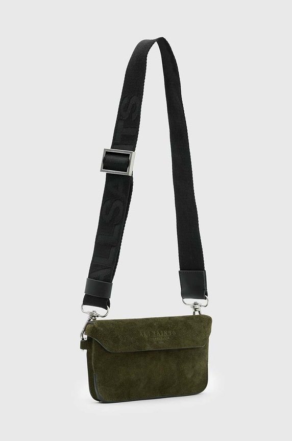 Doplňky Semišová kabelka AllSaints ZOE W235XB černá