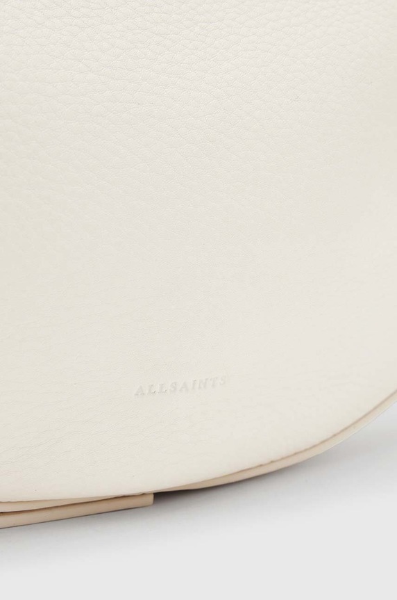 Kožená kabelka AllSaints HALF MOON W301XB