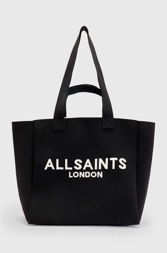 Kabelka AllSaints IZZY potisk černá W311XB