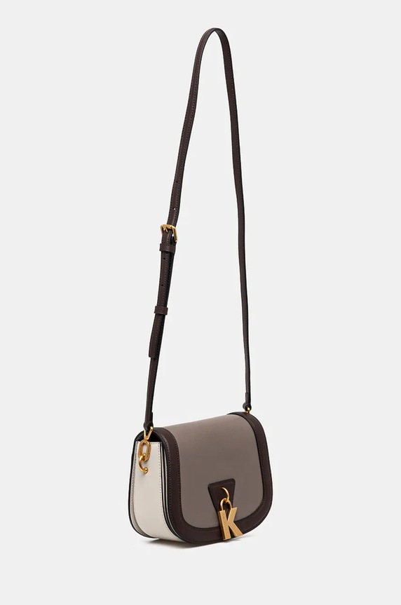 Karl Lagerfeld bőr táska 246W3015 szürke AW24