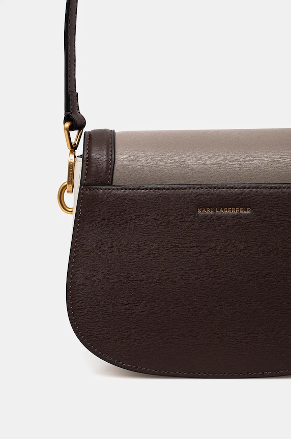 Karl Lagerfeld bőr táska szürke 246W3015