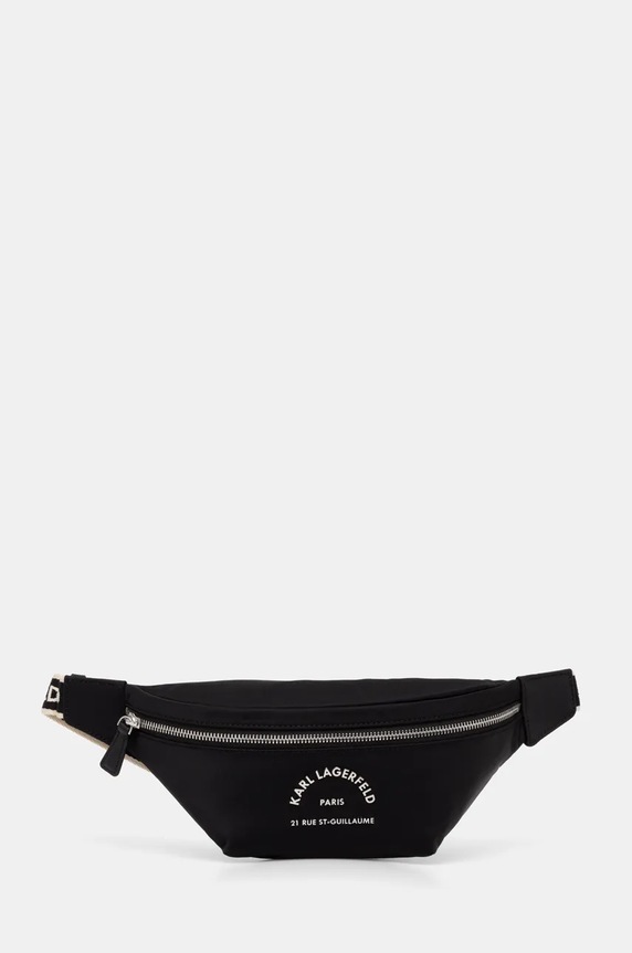 Torba oko struka Karl Lagerfeld premalo za format A4 crna 246W3067