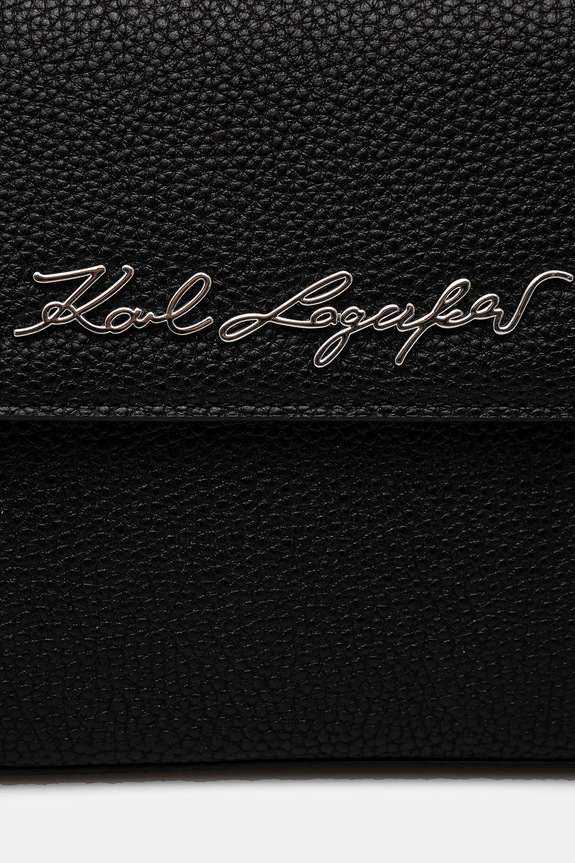Karl Lagerfeld poseta de piele negru 24WW3050