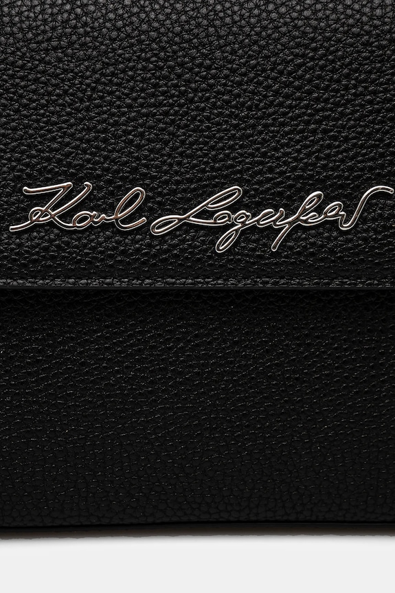Karl Lagerfeld poseta de piele negru 24WW3050