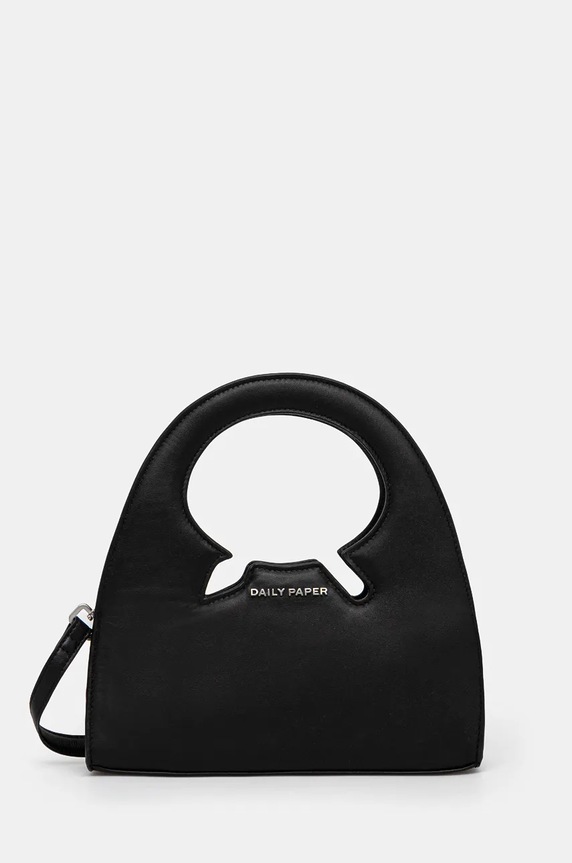 Шкіряна сумочка Daily Paper Codu Small Bag гладкий чорний 2321162