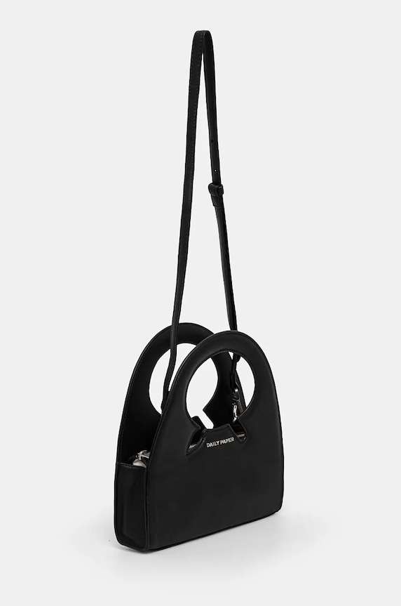Шкіряна сумочка Daily Paper Codu Small Bag 2321162 чорний AW24