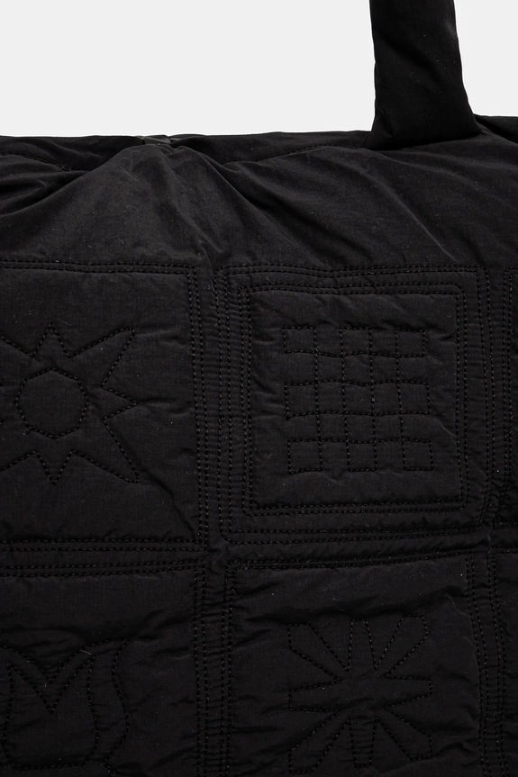 Nanushka kézitáska SOFT TOTE fekete NU24FWBT12451