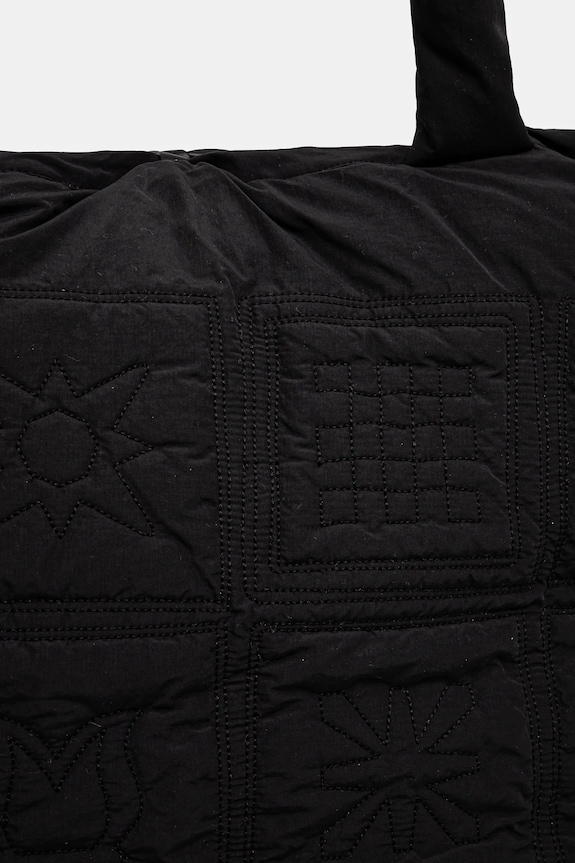 Nanushka kézitáska SOFT TOTE fekete NU24FWBT12451