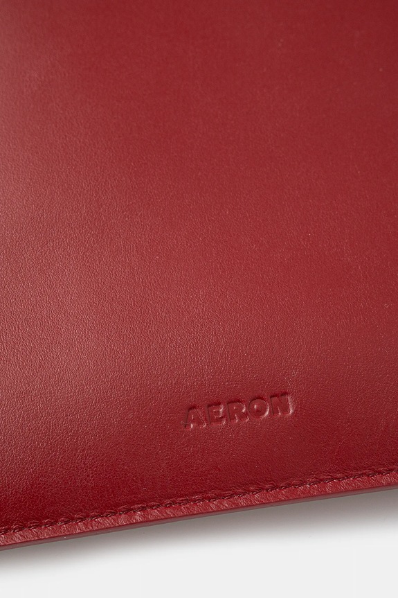 Kožna torba AERON crvena BG164919