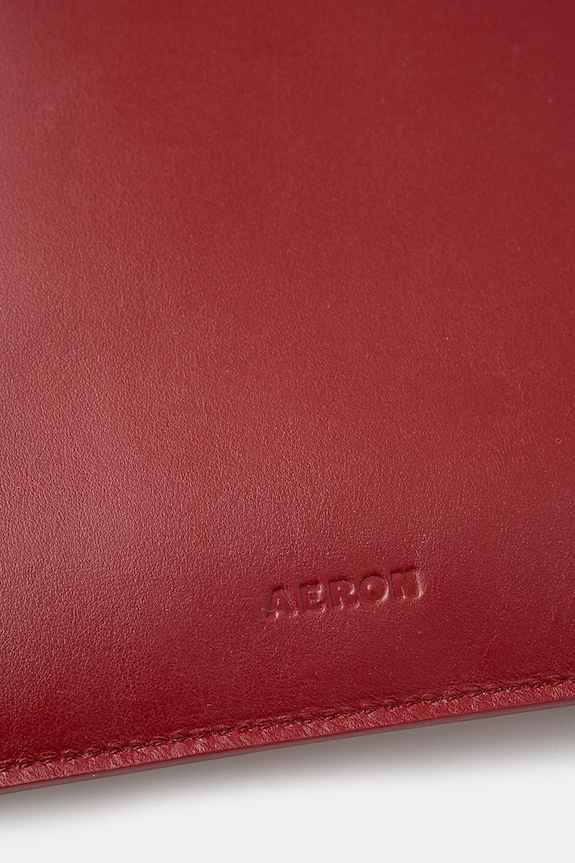 Kožna torba AERON crvena BG164919