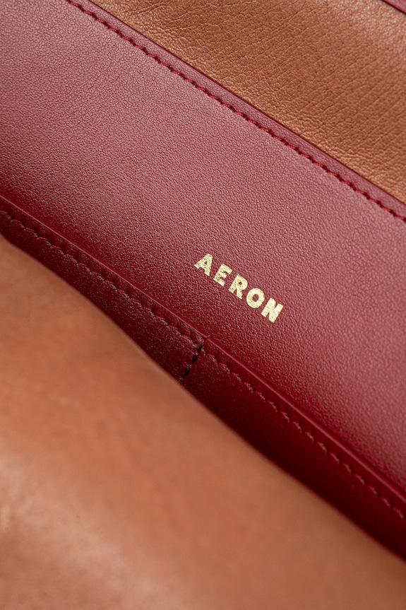 Kožna torba AERON BG164919 crvena