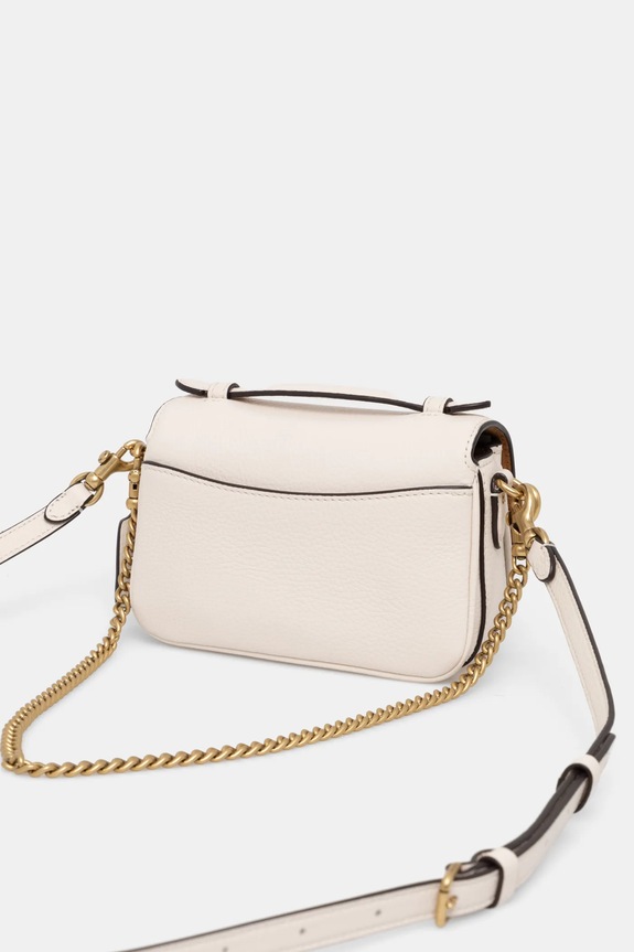 Doplňky Kožená kabelka Coach Cassie Crossbody Bag 17 CW565 béžová