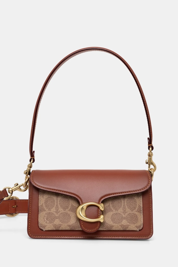 Coach borsa a mano in pelle Tabby pelle fiore marrone CY200