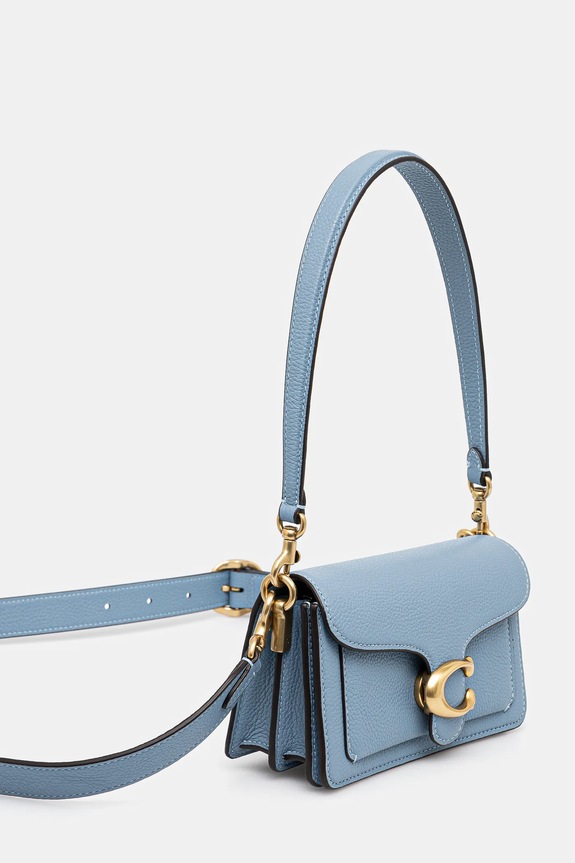 Coach torebka skórzana Tabby Shoulder Bag 20 CY201 niebieski AA00