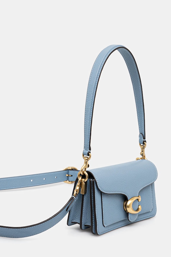 Coach torebka skórzana Tabby Shoulder Bag 20 CY201 niebieski AA00
