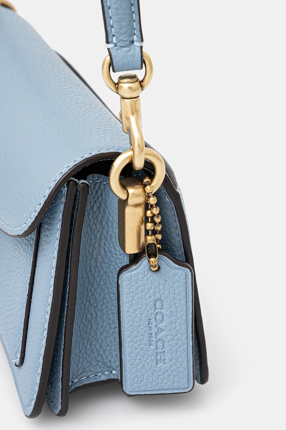 Coach torebka skórzana Tabby Shoulder Bag 20 niebieski CY201