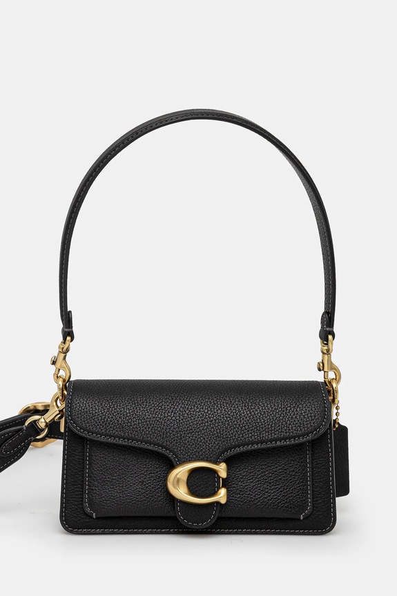 Kožna torba Coach Tabby Shoulder Bag 20 bez uzorka crna CY201