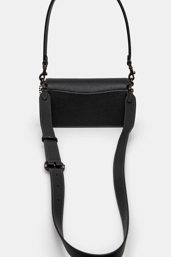 Αξεσουάρ Δερμάτινη τσάντα Coach Tabby Shoulder Bag 20 CY201 μαύρο