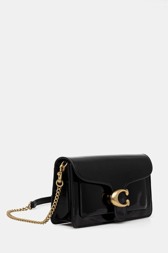 Δερμάτινη τσάντα Coach Tabby CW554 μαύρο AW24