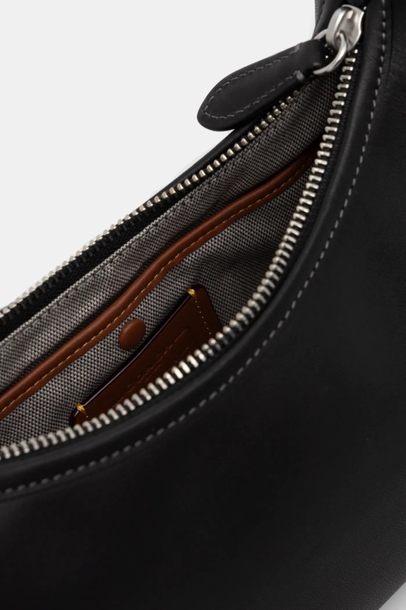 Δερμάτινη τσάντα Coach Juliet CW640 μαύρο