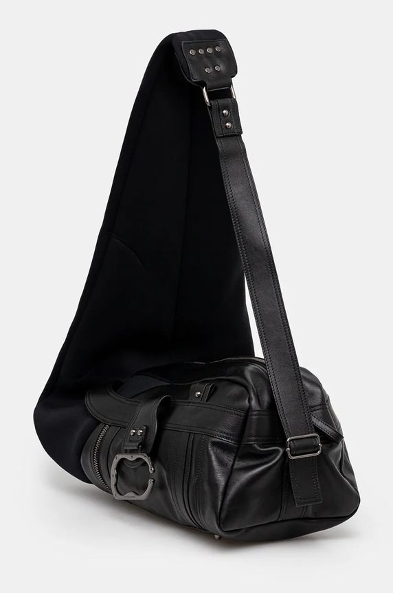 Ottolinger handbag Neoprene Leather Bag 1272101921 black SS25