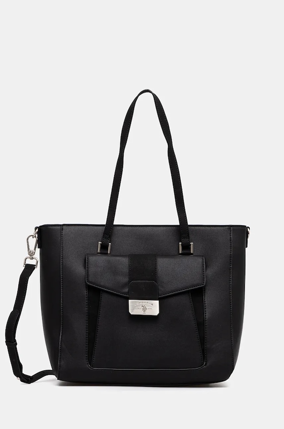 Kabelka U.S. Polo Assn. Romantic vejde se A4 černá BIUR08422WVP
