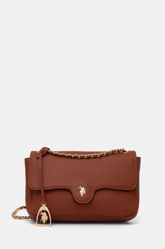 Τσάντα U.S. Polo Assn. Jones συνθετικό καφέ BIUJE8386WVP