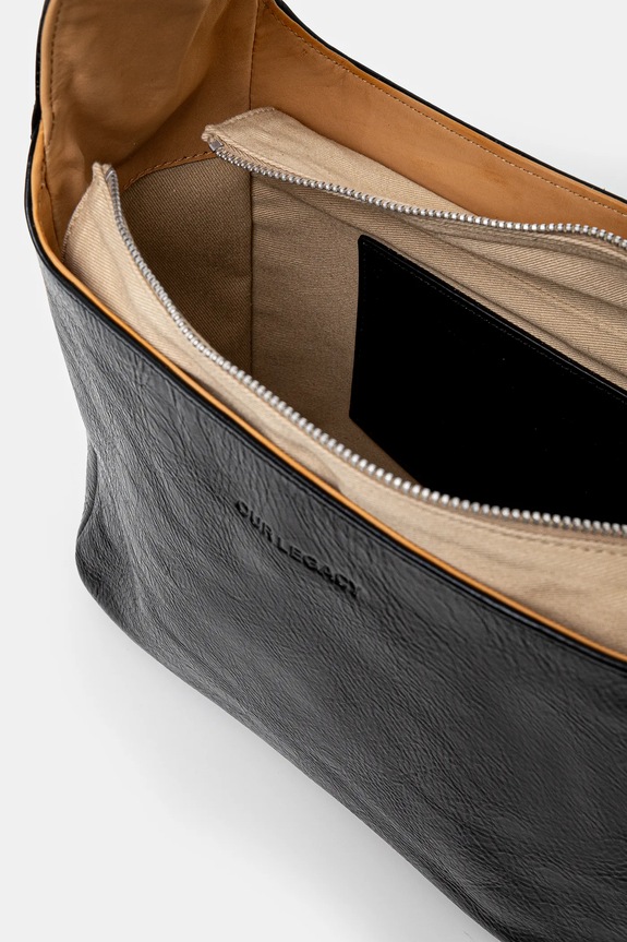Our Legacy leather handbag Brick A2248BBL black