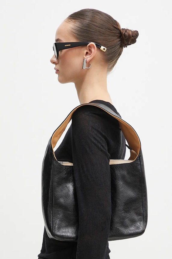 Our Legacy leather handbag Brick A2248BBL