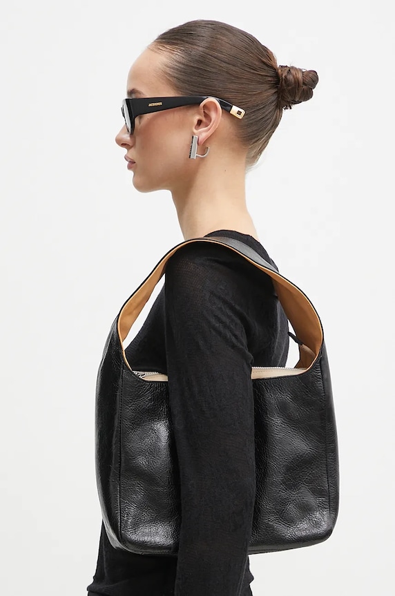 Our Legacy leather handbag Brick A2248BBL