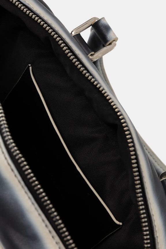 Kožená kabelka Stand Studio Alexa Mini Bowling Bag 66301.7010 námořnická modř