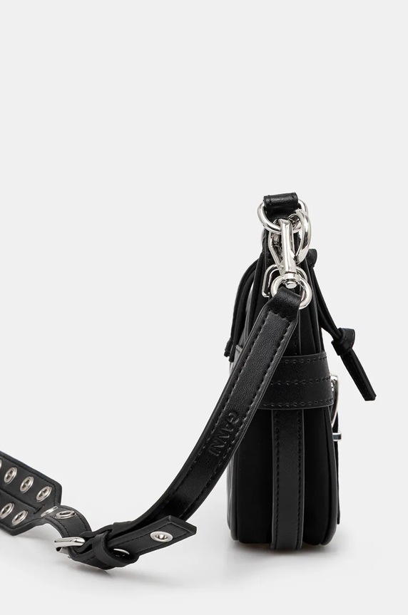 GANNI torebka Bucky Bag Small Crossbody Nylon A6134 czarny AW24