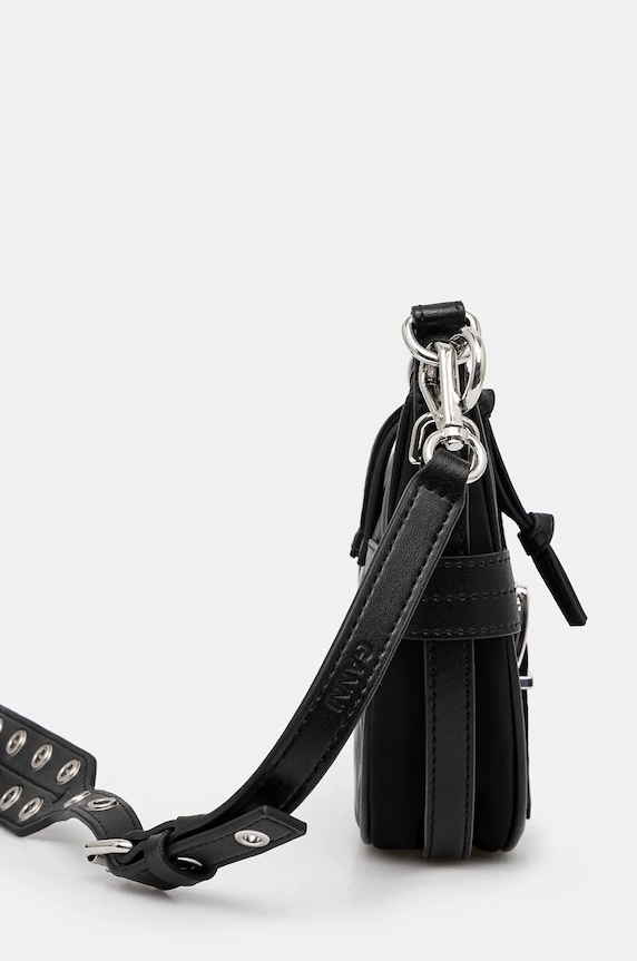 GANNI torebka Bucky Bag Small Crossbody Nylon A6134 czarny AW24