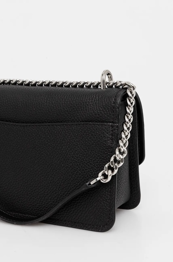 Kožená kabelka MICHAEL Michael Kors 30T4SC7L3T čierna