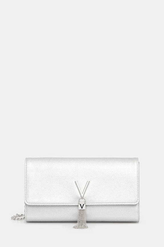 Клатч Valentino Bags не вмещает А4 золотой VBS1R401G