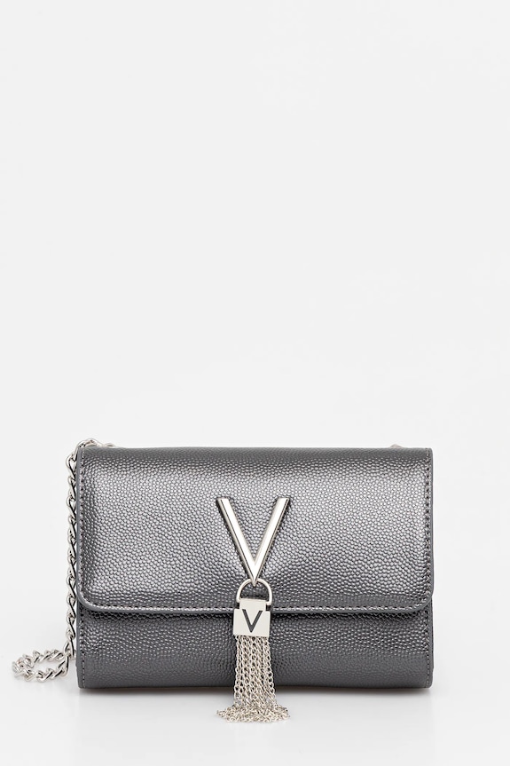 Kabelka Valentino Bags jednofarebný sivá VBS1R403G