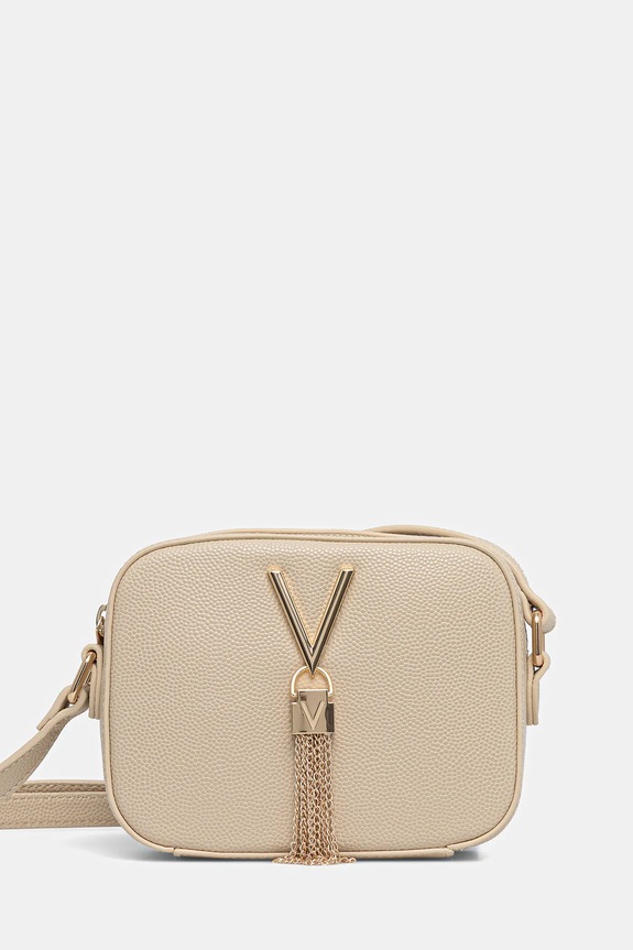 Kabelka Valentino Bags jednofarebný béžová VBS1R409G