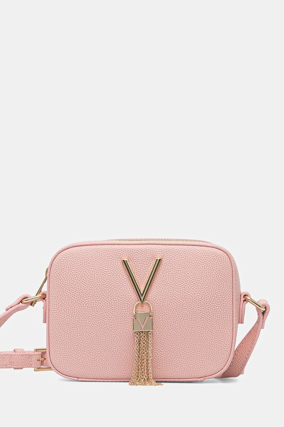 Valentino Bags torebka nie mieści A4 różowy VBS1R409G