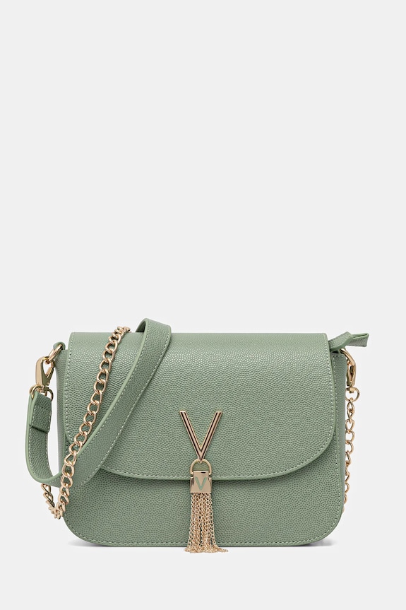 Valentino Bags torebka nie mieści A4 zielony VBS1R404G