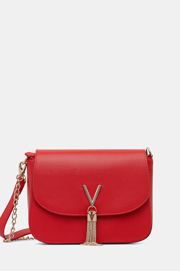Valentino Bags torebka nie mieści A4 czerwony VBS1R404G