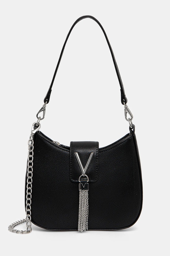 Valentino Bags torebka nie mieści A4 czarny VBS1R417G