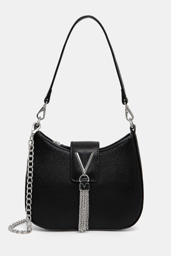 Valentino Bags torebka nie mieści A4 czarny VBS1R417G