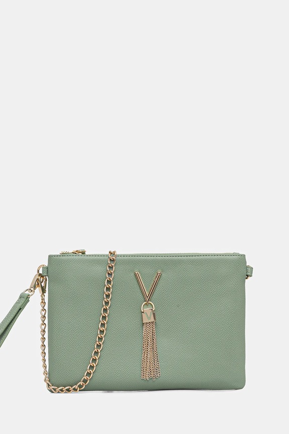 Valentino Bags torebka nie mieści A4 zielony VBS1R419G