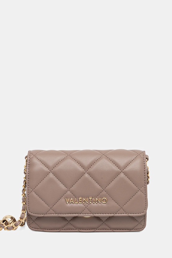 Valentino Bags torebka nie mieści A4 beżowy VBS3KK52R