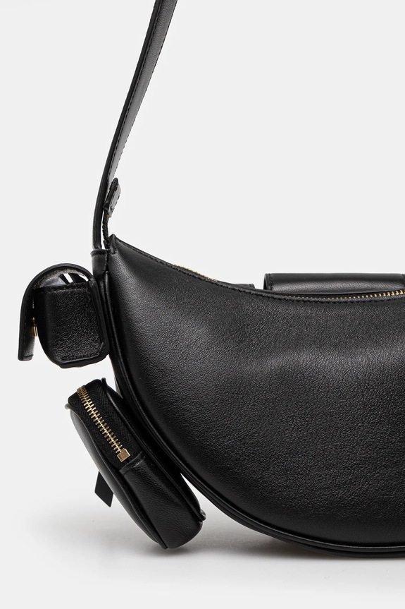 Kiegészítők Fiorucci bőr táska Leather Super Pocket Bag U01FPABA123LE04BK01 fekete