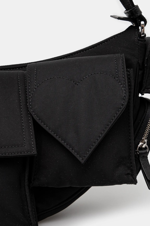 Kabelka Fiorucci Nylon Super Pocket Bag U01FMABA123NY01BK01 čierna