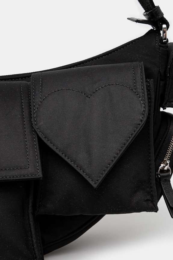 Kabelka Fiorucci Nylon Super Pocket Bag U01FMABA123NY01BK01 čierna